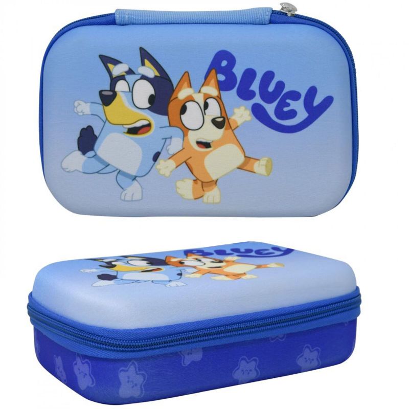 Photo 1 of Bluey and Bingo EVA Pencil Case Blue
