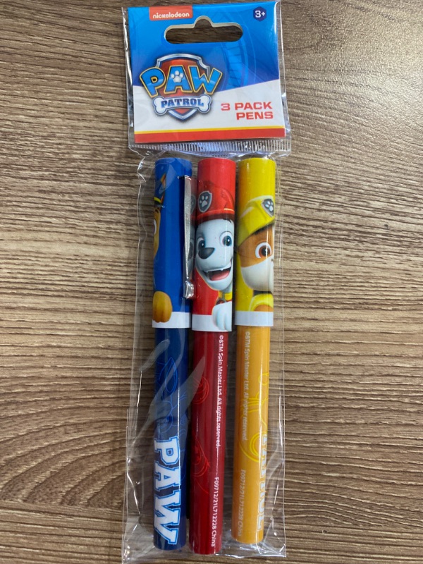 Photo 1 of Paw Patrol 3pk Pens