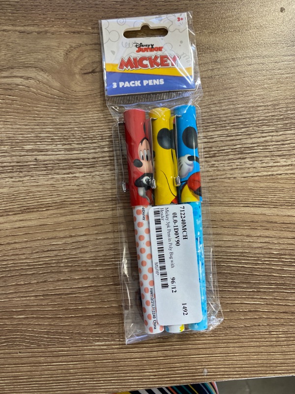 Photo 1 of Mickey Mouse 3 pack pens