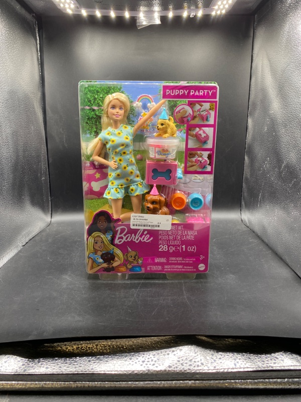 Photo 2 of Barbie® Doll & Puppy Party Play Set GXV75

