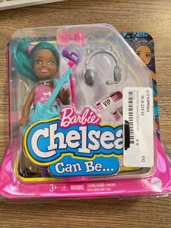 Photo 2 of Barbie Chelsea Can Be Playset with Brunette Chelsea Rockstar Doll Multi
