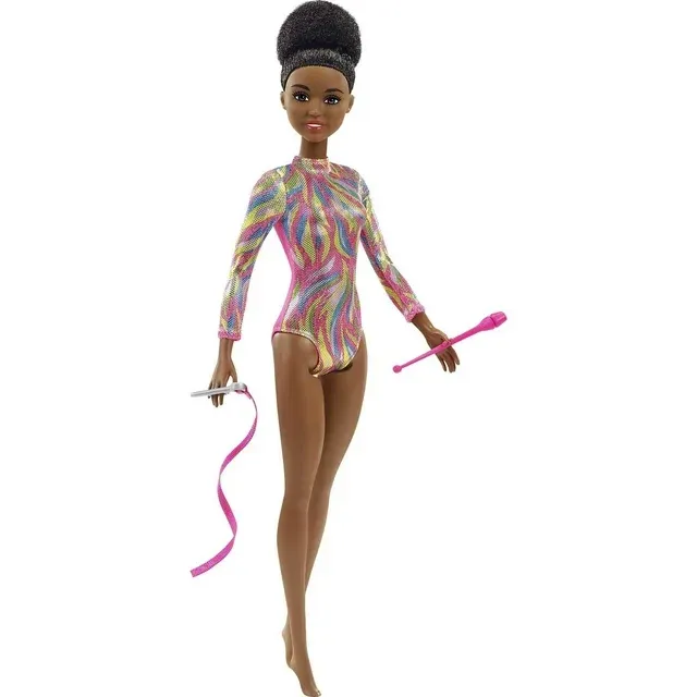 Photo 1 of Barbie Rhythmic Gymnast Brunette Doll