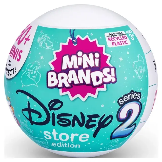 Photo 1 of Mini Brands Disney Store Series 2 Capsule Novelty and Gag Toy by ZURU
