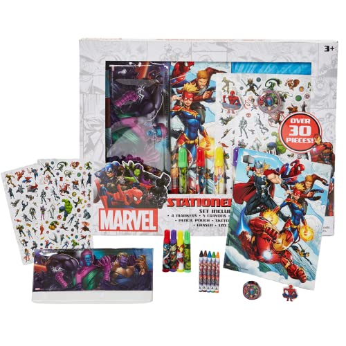 Photo 1 of Marvel Avengers Coloring Art and Sticker Set for Boys and Girls, 30 Pcs.
