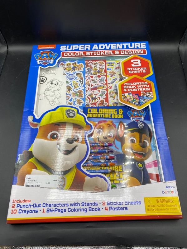 Photo 2 of Nickelodeon Paw Patrol Super Activity Set
