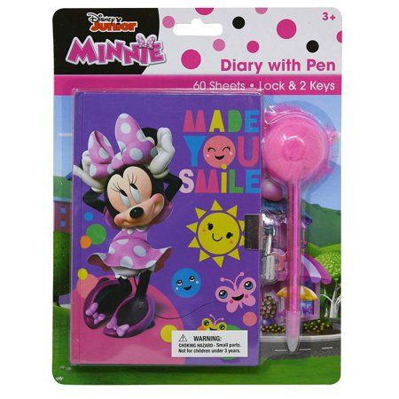 Photo 1 of Minnie Diary with Pom Pen on Card
