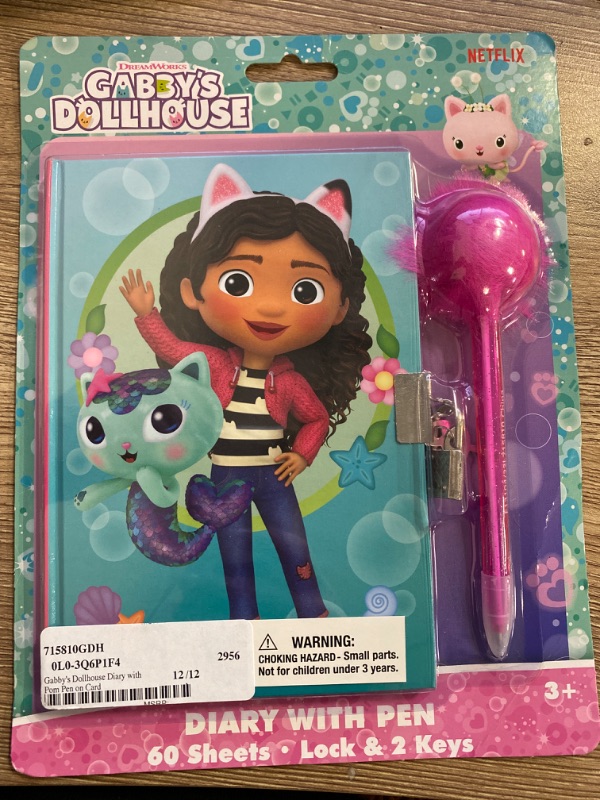 Photo 2 of Gabby S Dollhouse Diary with Pom Pen
