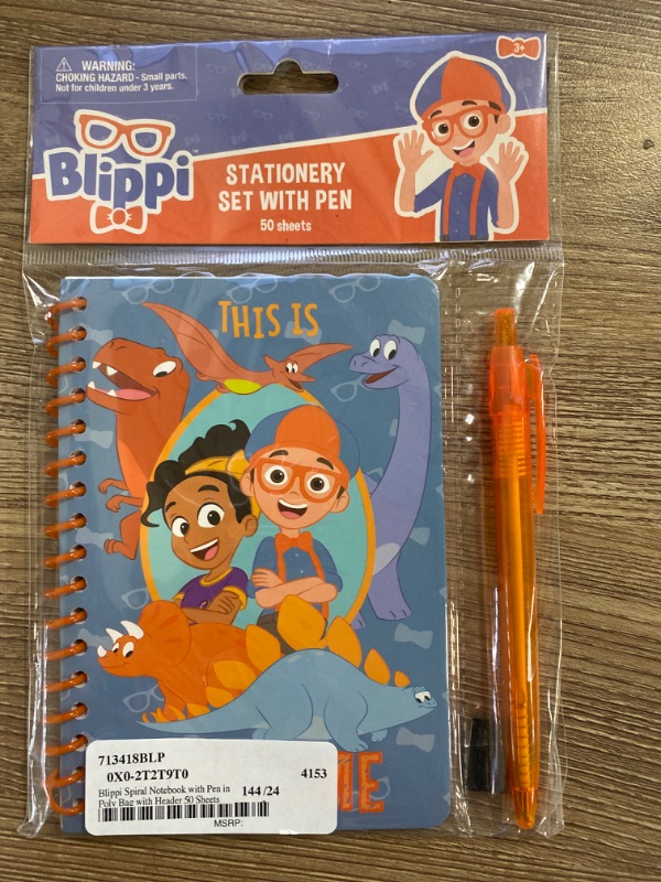Photo 1 of Blippi Spiral Notebook with Pen
