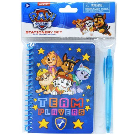 Photo 1 of Paw Patrol Spiral Notebook with Pen 