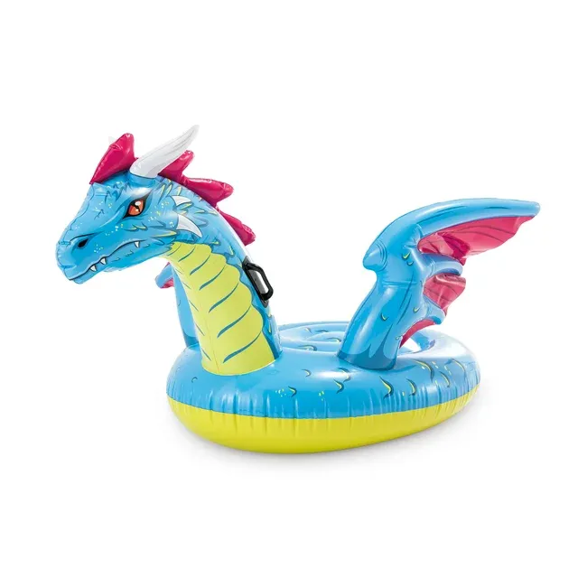 Photo 1 of Intex Inflatable Dragon Ride-On Pool Float, Ages 14+
