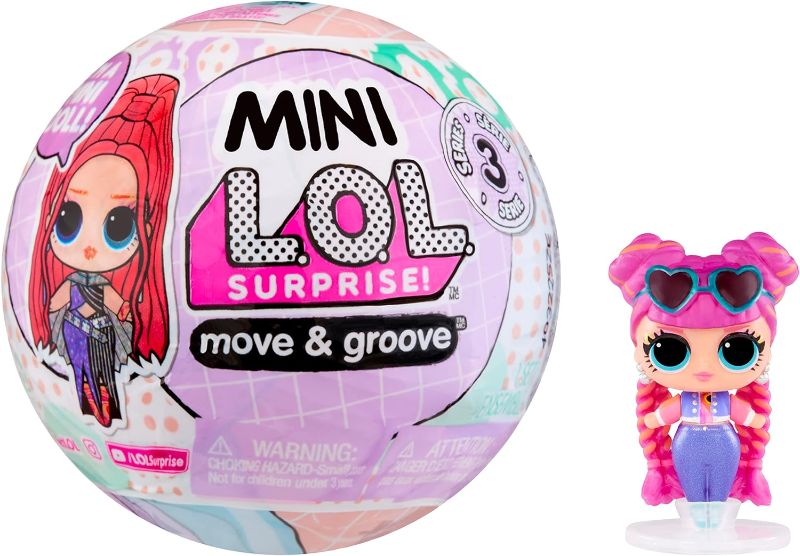 Photo 1 of L.O.L. Surprise! Mini Move & Groove with Mini OMG Fashion Doll, Surprises, Mini Dolls, Collectible Dolls, Moving Ball Playset- Great Gift for Girls Age 4+
