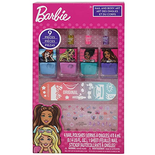 Photo 1 of Barbie 4pk Nail Polish with Accessories
