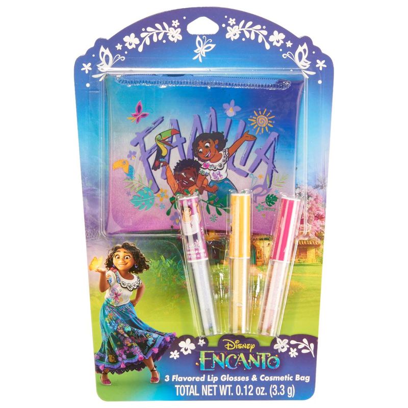 Photo 1 of Girls Disney Encanto 3pk. Flavored Lip Gloss with Bag
