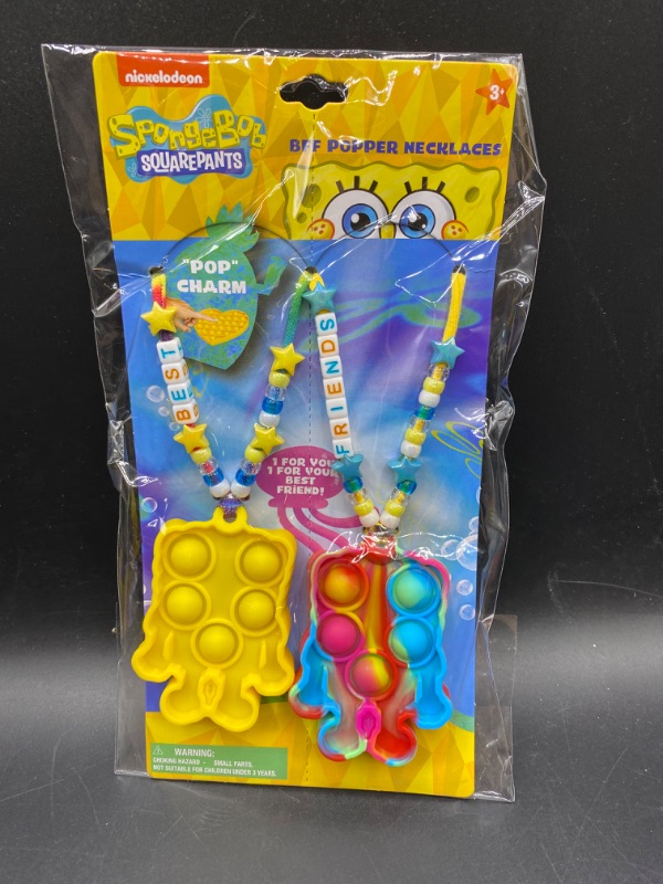 Photo 1 of Spongebob BFF Popper Necklaces