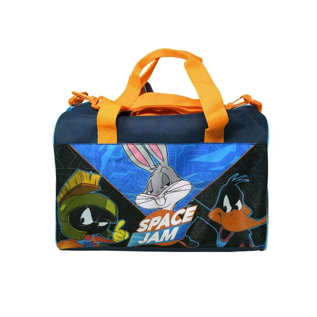 Photo 1 of Space Jam Duffel Bag Small Travel Bugs Bunny Daffy Duck Looney Tunes Boys
