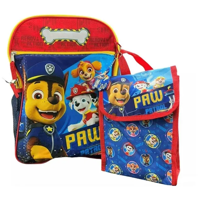 Photo 1 of Paw Patrol 16" Backpack 4pc Set with Lunch Kit, Key Chain & Carabiner
