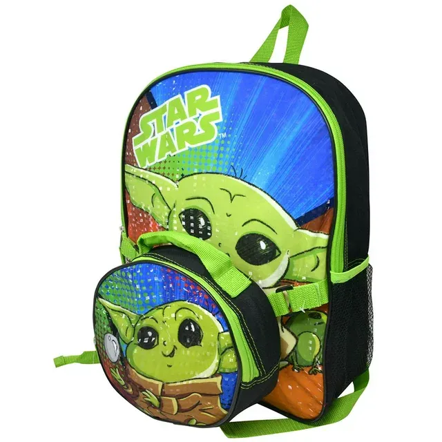 Photo 1 of Star Wars Baby Yoda Backpack 16" with Lunch Bag from the Mandalorian
