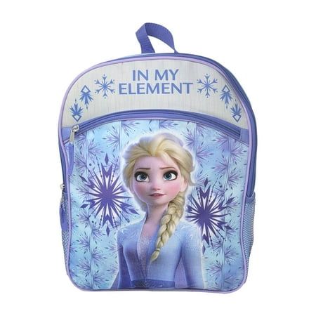Photo 1 of Frozen Backpack 16 Disney Elsa in My Element Snowflakes
