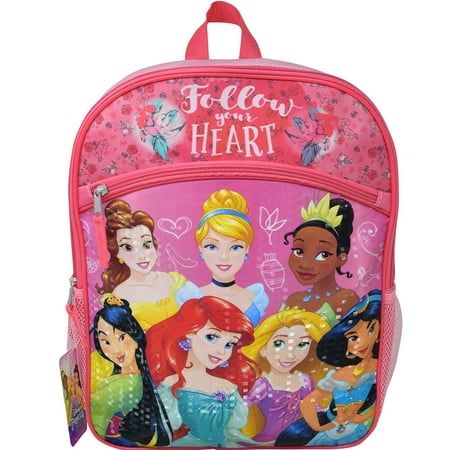 Photo 1 of Disney Princess Girls School Backpack 16 with Front Pocket
