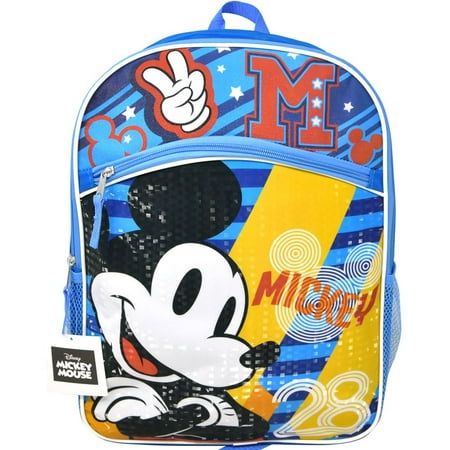 Photo 1 of Mickey Mouse Large Backpack Blue 16
