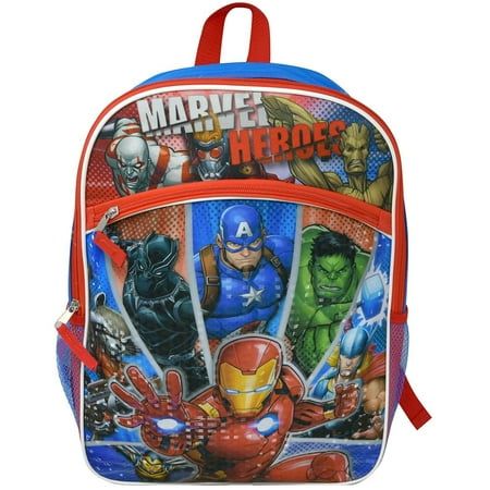 Photo 1 of Marvel Avengers Boys School Backpack 16 with Front Pocket
