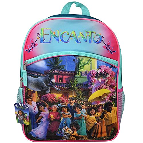 Photo 1 of Encanto Backpack 16 Disney Girls Madrigal Family Maribel Isabela Luisa Bruno
