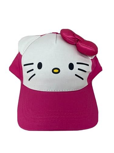 Photo 1 of Hello Kitty Face W/ 3D Ear & Bow Kids Hat Baseball Hat Summer Hat
