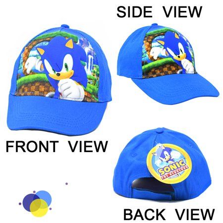 Photo 1 of Sonic Sonic the Hedgehog Green Hill Zone Adjustable Kids Hat Blue

