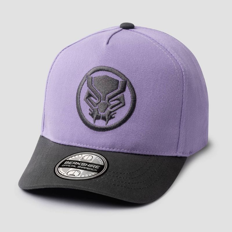 Photo 1 of Youth Marvel Black Panther Adjustable Baseball Cap by Berkshire
