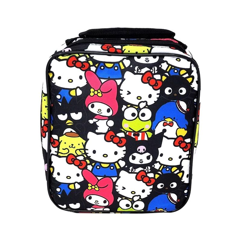 Photo 1 of Hello Kitty Insulated Lunch Bag Keroppi Kuromi Melody Sanrio Sam Girls Black
