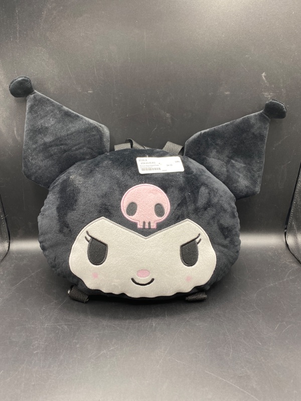 Photo 1 of Kuromi Headshaped Plush Backpack