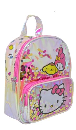 Photo 1 of Fast Forward Hello Kitty 9.5" Iridescent Mini Deluxe Backpack
