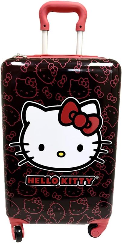 Photo 1 of Fast Forward Sanrio Hello Kitty Luggage for Girls, Kid Suitcases for Toddlers, 20 Inch Hard-Sided Tween Spinner Luggage, Kids Carry-On Luggage with Wheels
