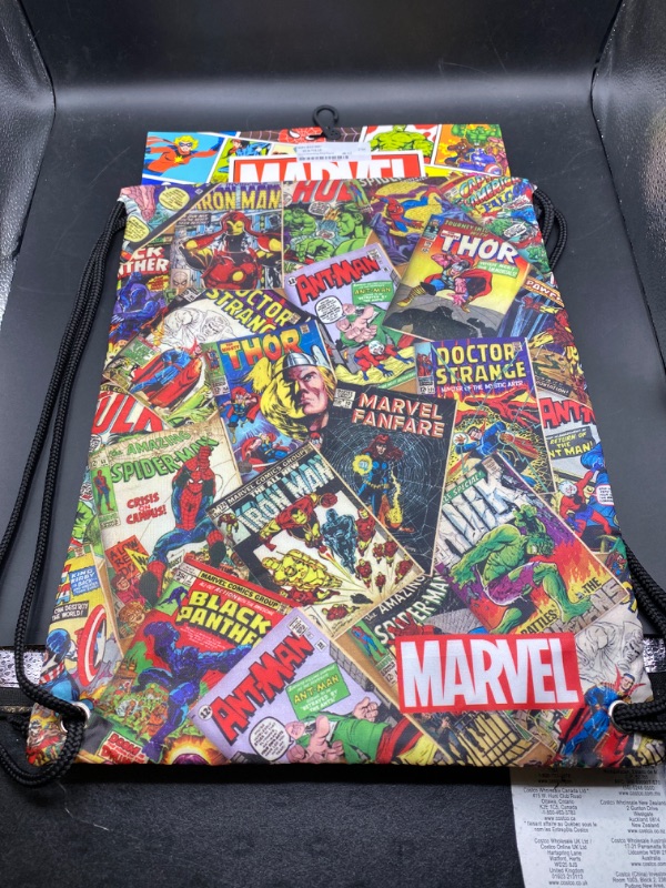Photo 2 of Marvel Comics Drawstring Tote Backpack
