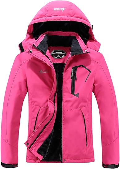 Photo 1 of (S) MOERDENG Women's Waterproof Ski Jacket Warm Winter Snow Coat Mountain Windbreaker Hooded Raincoat Jacket