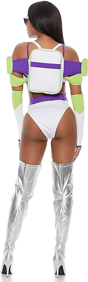 Photo 2 of (XS/S) Forplay Women's to Infinity Sexy Astronaut Movie Character Costume
