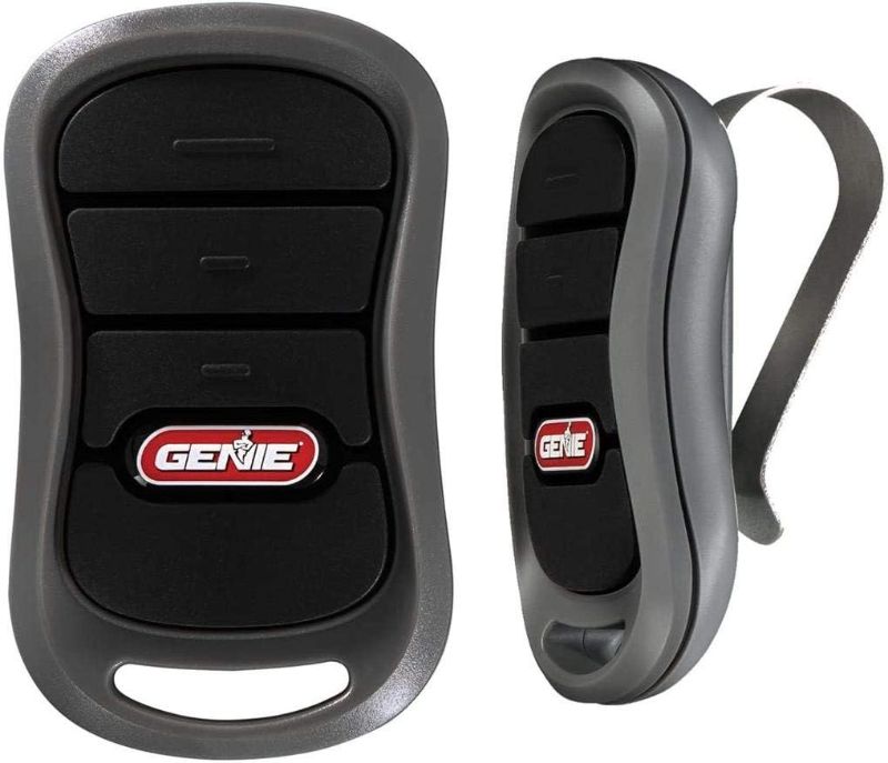 Photo 1 of Genie G3T-R 3-Button Remote with Intellicode Security Technology Controls Up to 3 Garage Door Openers, 1 Pack, New Version
