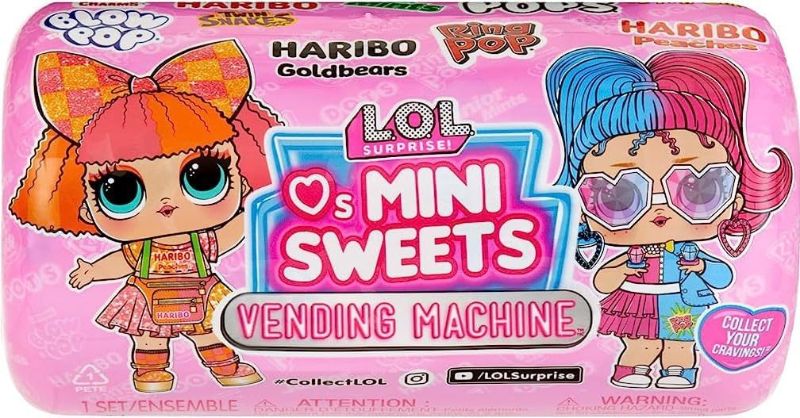 Photo 1 of L.O.L. Surprise! Loves Mini Sweets Series 3 Vending Machine with 8 Surprises, Accessories, Vending Machine Packaging, Limited Edition Doll, Candy Theme, Collectible Doll- Great Gift for Girls Age 4+