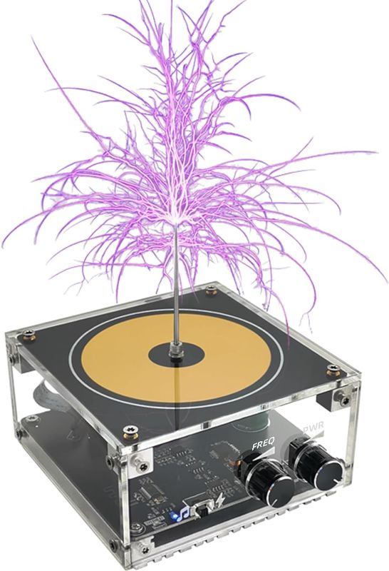Photo 1 of Music Tesla Coil Wireless Transmission Experiment Arc Plasma Coil Desktop Toy Science Education kit Model TS102
