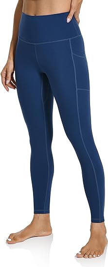 Photo 1 of (XS) Colorfukoala High Waisted Workout Leggings for Women, 7/8 Length Tummy Control Yoga Pants with Pockets
