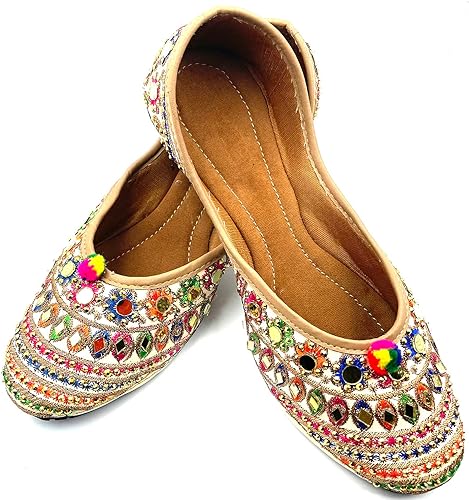 Photo 1 of Chandrakala for Mom, Punjabi Jutti Ethnic Flats Wedding Shoes for Women size 8
