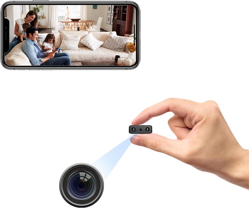 Photo 1 of Wireless Mini Hidden Camera with Audio/Video,Cameras for Home Security with Night Vision and Motion Detection
