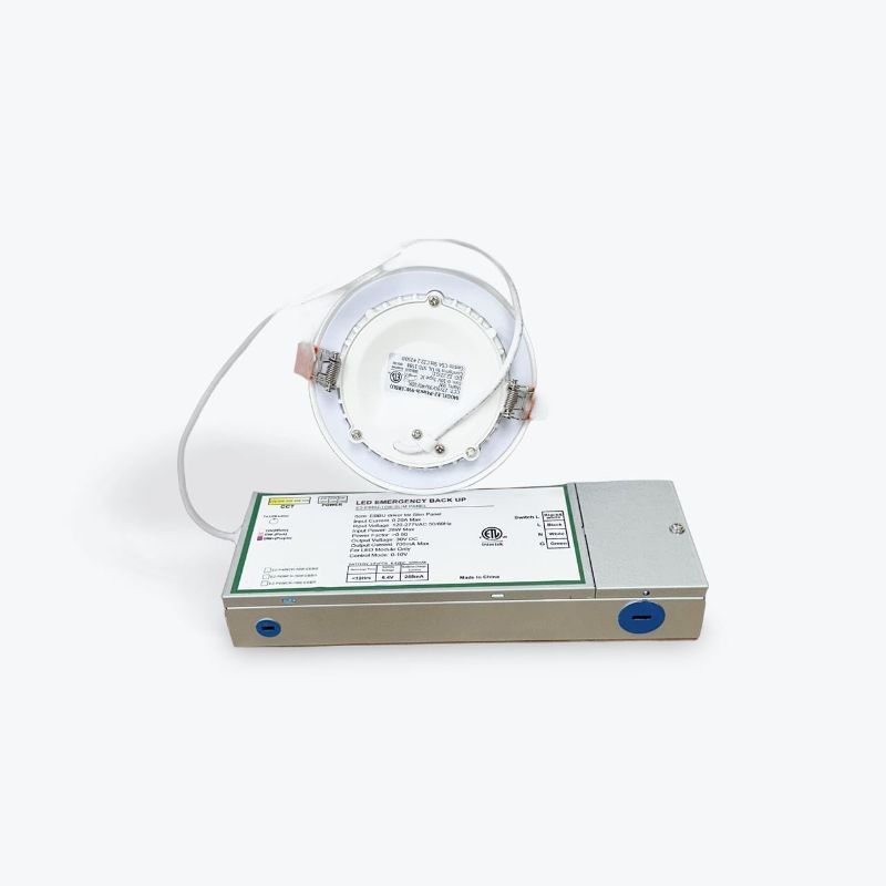 Photo 1 of LED Downlight 4 Inch | 9W Dimmable w/ 90 Min Emergency Battery Backup | Ultra-Slim LED Recessed Light 100-277V
