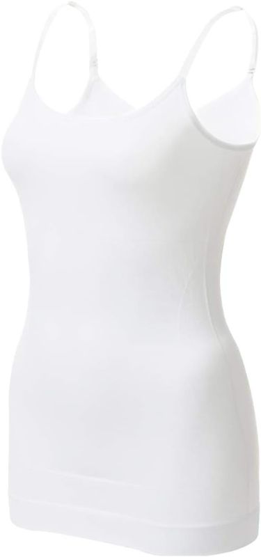 Photo 1 of (2XL) EUYZOU Womens Tummy Control Shapewear Tank Tops - Seamless Body Shaper Compression Tank Top
