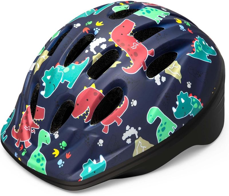 Photo 1 of OutdoorMaster Kids Bike Helmet - from Toddler to Youth Sizes - Adjustable Safety Unicorn Helmet for Children (Age 3-15), 14 Vents for Multi-Sport
