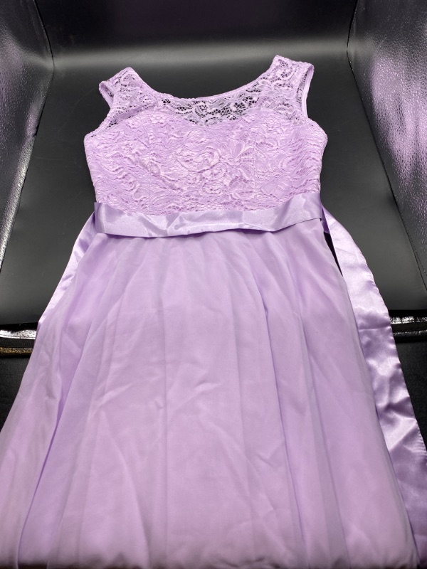 Photo 1 of (XS) BeryLove Cocktail Dresses Prom Dress for Teens Wedding Guest Sleeveless Lace Formal Dresses- XS
