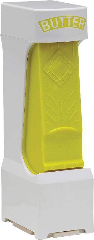 Photo 1 of 851 One Click Stick Butter Cutter with Stainless Steel Blade, Yellow
