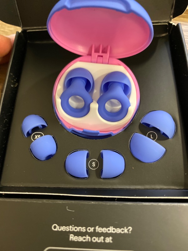 Photo 1 of Ear Plugs for Sleeping, 2 Pairs of Reusable Earplugs for Noise Reduction 25dB-30dB with 8 Ear Tips, Soft Hearing Protection Ear Plugs for Concert,Noise Sensitivity, Study & Work
