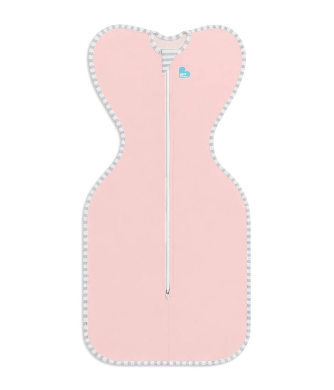 Photo 1 of Love To Dream Swaddle, Baby Sleep Sack, Swaddle Up Self-Soothing Swaddles for Newborns, Get Longer Sleep, Snug Fit Helps Calm Startle Reflex, 1.0 Tog Sleep Sack, 8-13lbs, Pink- medium
