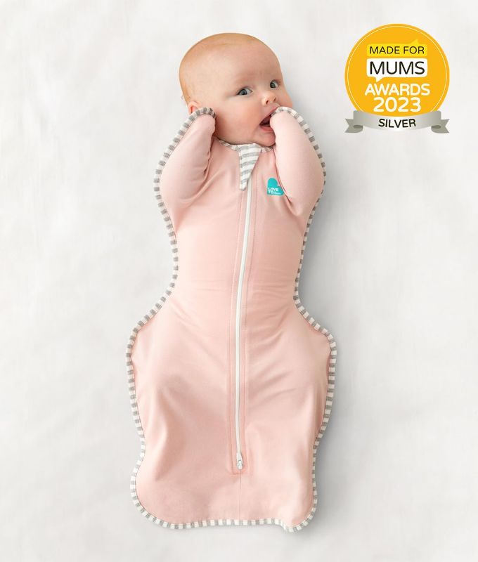 Photo 2 of Love To Dream Swaddle, Baby Sleep Sack, Swaddle Up Self-Soothing Swaddles for Newborns, Get Longer Sleep, Snug Fit Helps Calm Startle Reflex, 1.0 Tog Sleep Sack, 8-13lbs, Pink- medium
